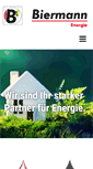Mobile Screenshot of biermann-energie.de